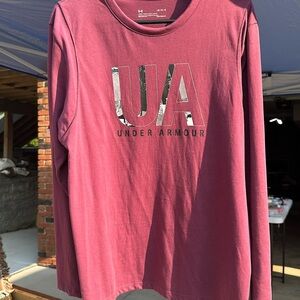 Under Armour Long Sleeve cotton t shirt- size large